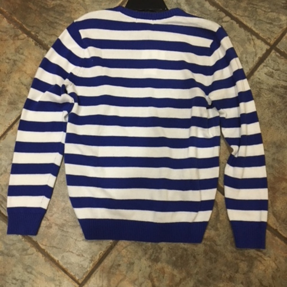 4 for $30 sale! NWT Striped Shark X-mas Sweater - Picture 2 of 2